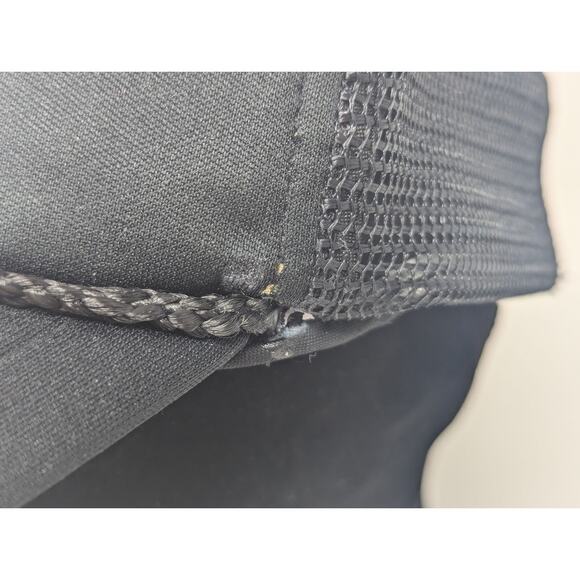 Waynes World Hat Black Snapback Mesh Trucker Cap Adjustable Costume Vtg * - Picture 6 of 7